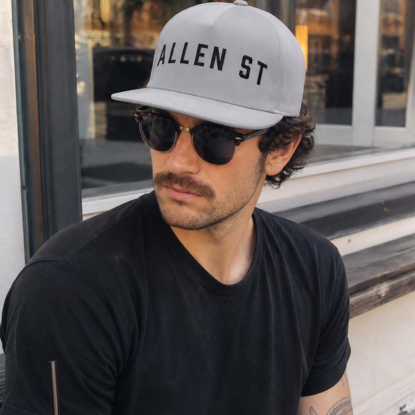 716 Supply Co. | Allen St Embroidered Flat Bill Cap