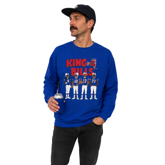 716 Supply Co. | King of The Bills Game Day Crewneck Sweatshirt