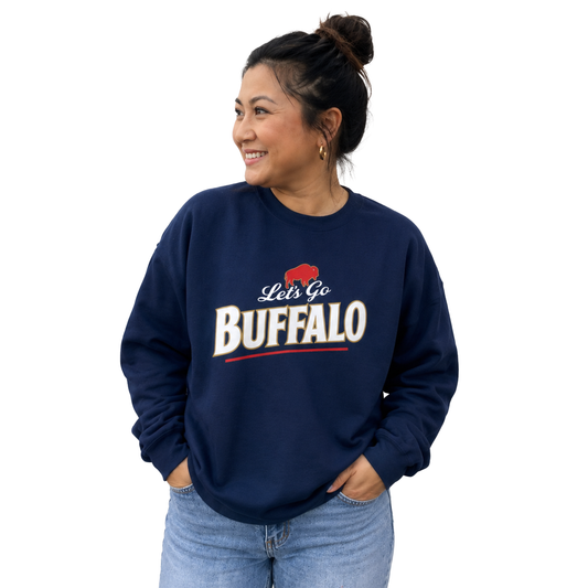 716 Supply Co. | Let's Go Buffalo Game Day Crewneck Sweatshirt