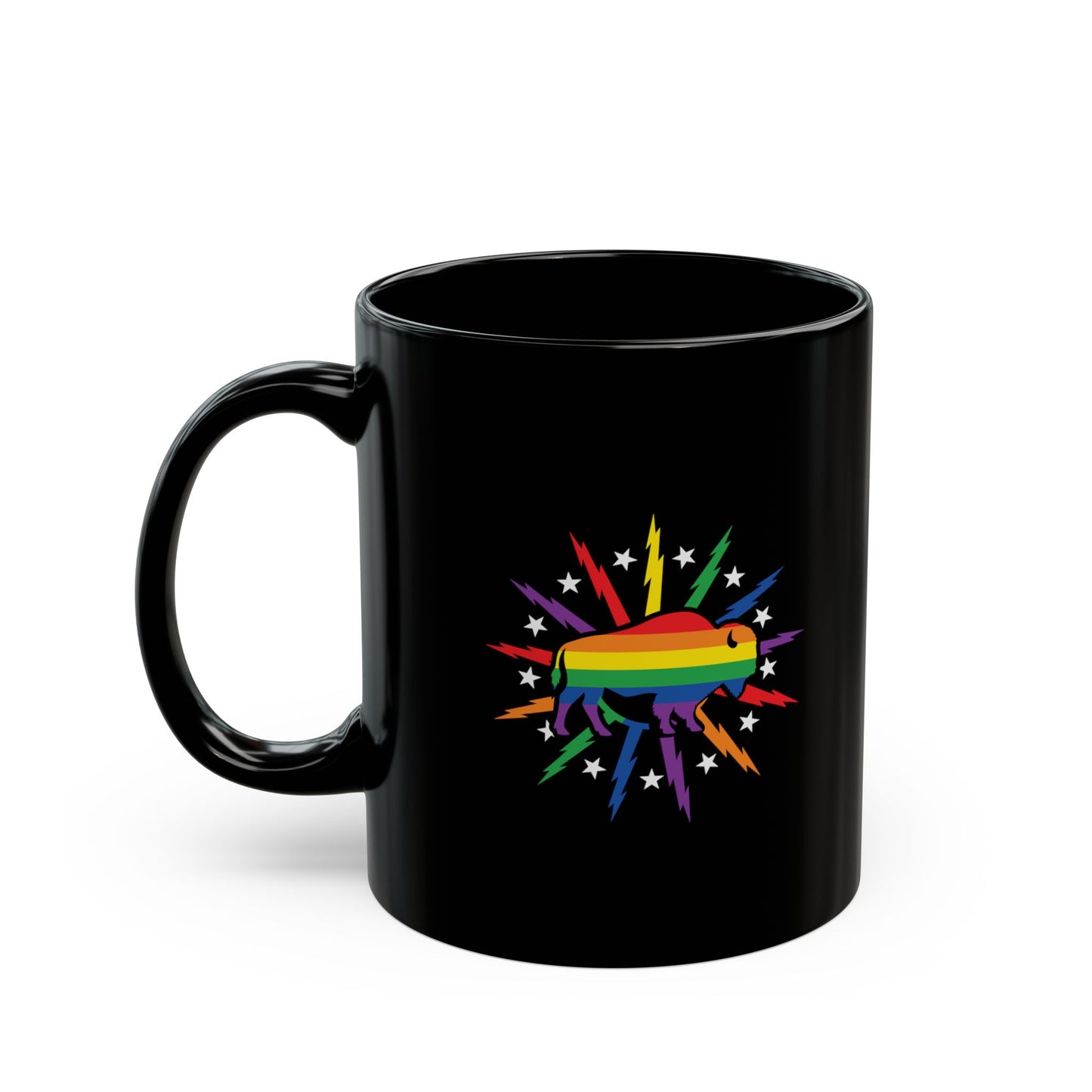 716 Supply Co. | Buffalo Pride Starburst 11oz Black Mug