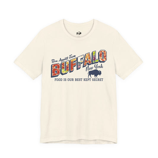 716 Supply Co. | Bon Appetite Buffalo Food Postcard Tee