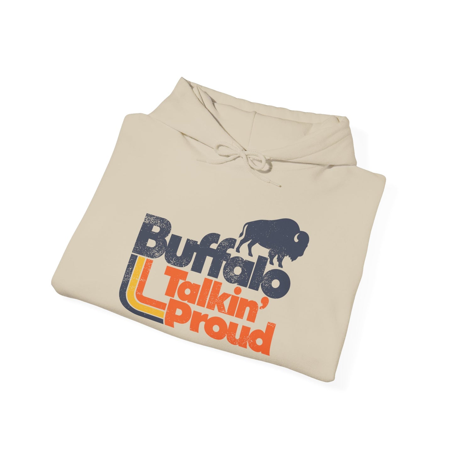 716 Supply Co. | Buffalo Talkin' Proud Retro 70's Hoodie