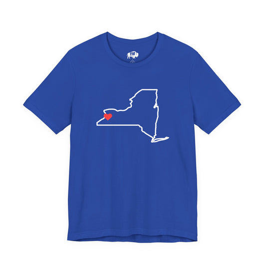 716 Supply Co. | New York Heart Buffalo Tee