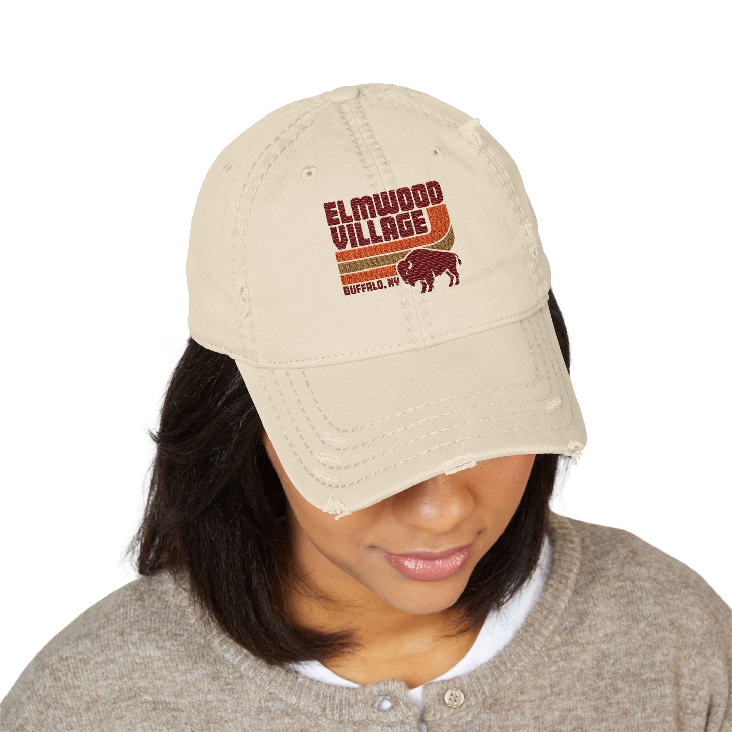 716 Supply Co. | Elmwood Village Retro Distressed Dad Hat
