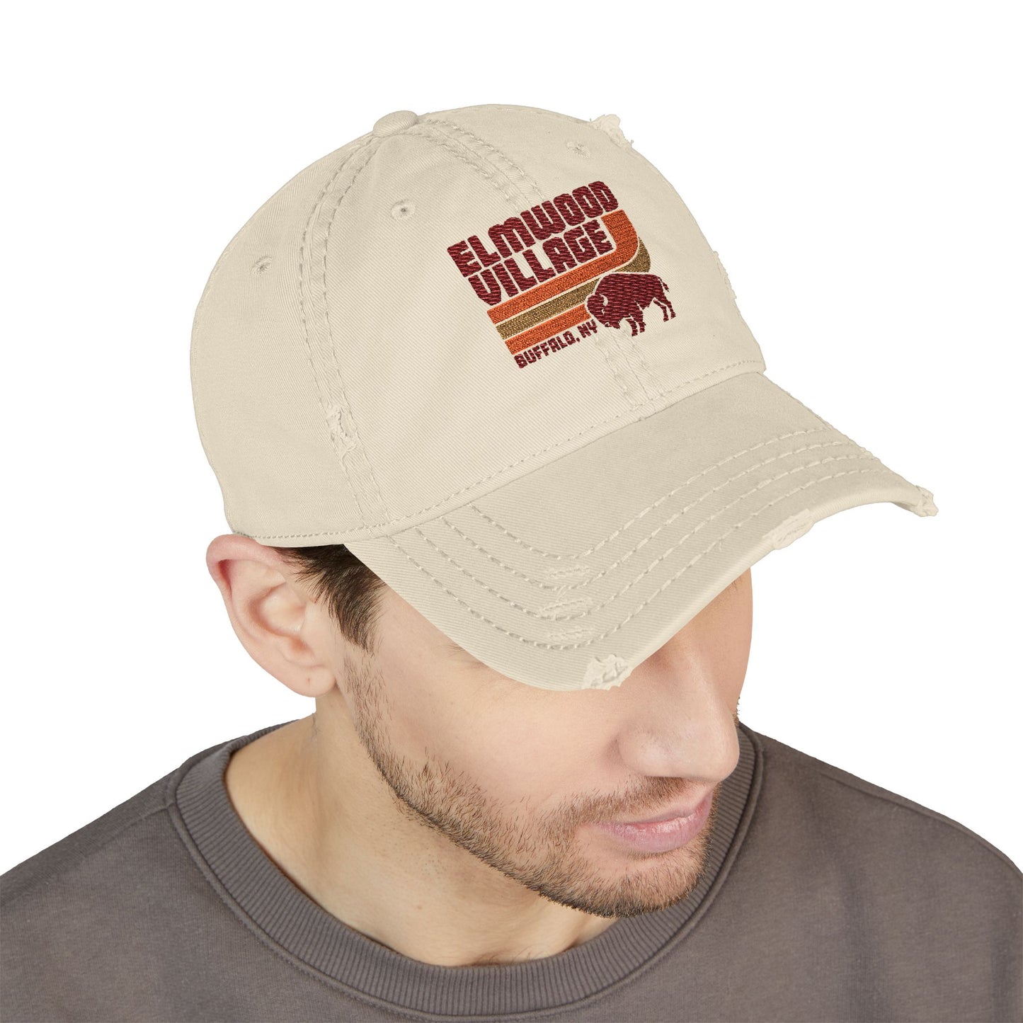 716 Supply Co. | Elmwood Village Retro Distressed Dad Hat