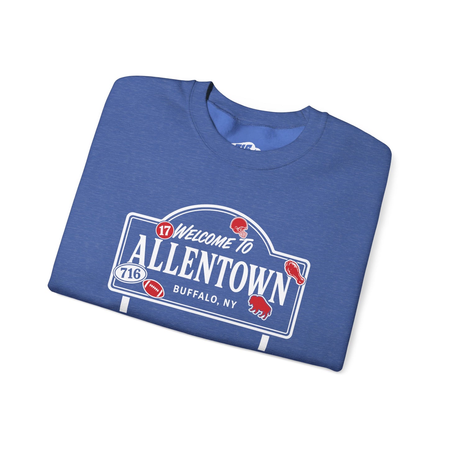 716 Supply Co. | Greetings From Allentown Game Day Fan Crewneck Sweatshirt