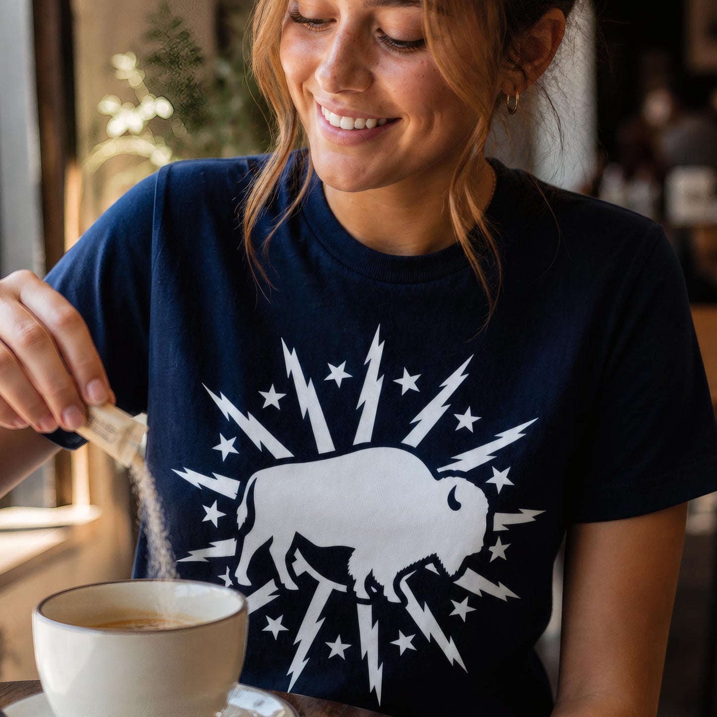 716 Supply Co. | Buffalo Starburst Navy Tee