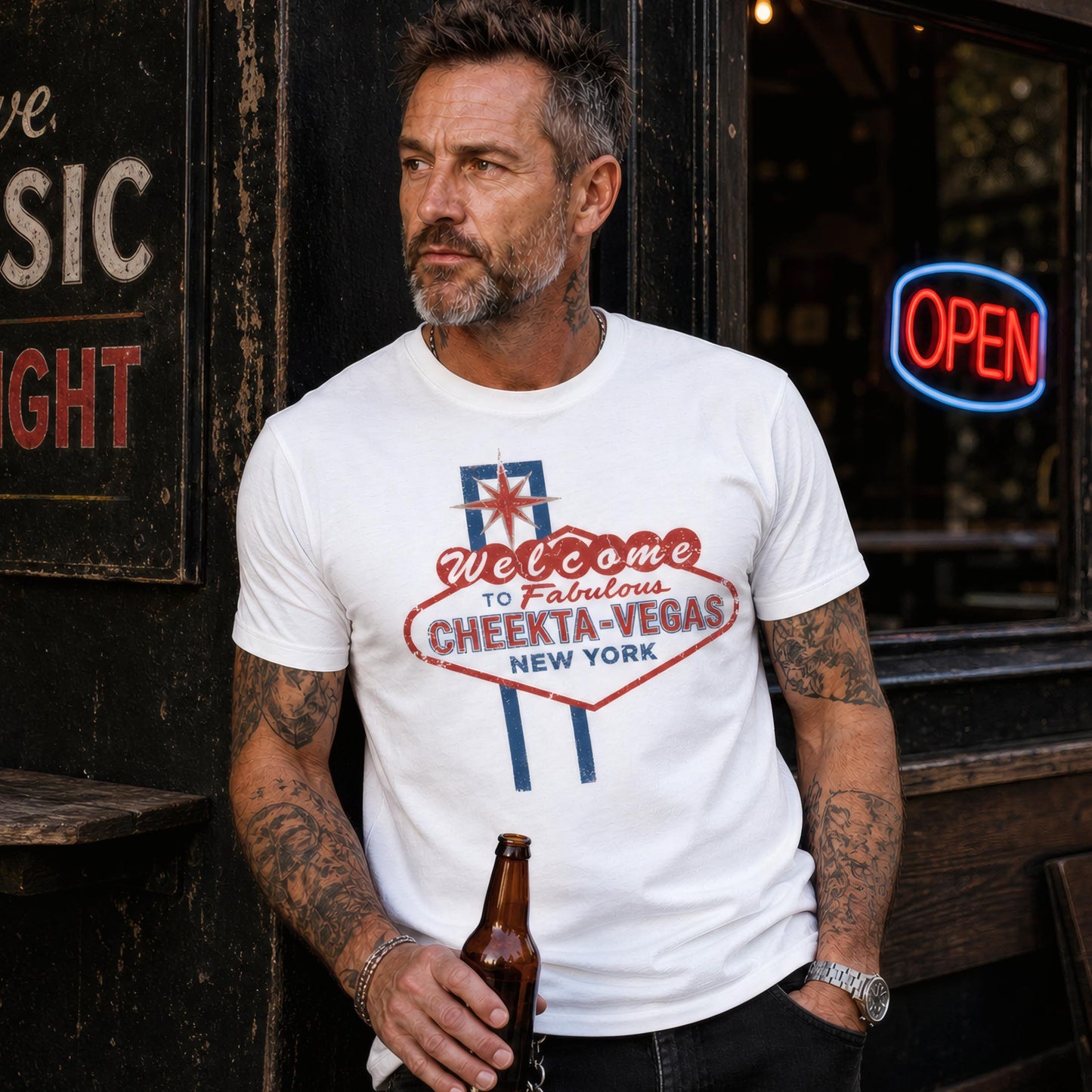 716 Supply Co. | Welcome to Fabulous Cheekta-Vegas Tee