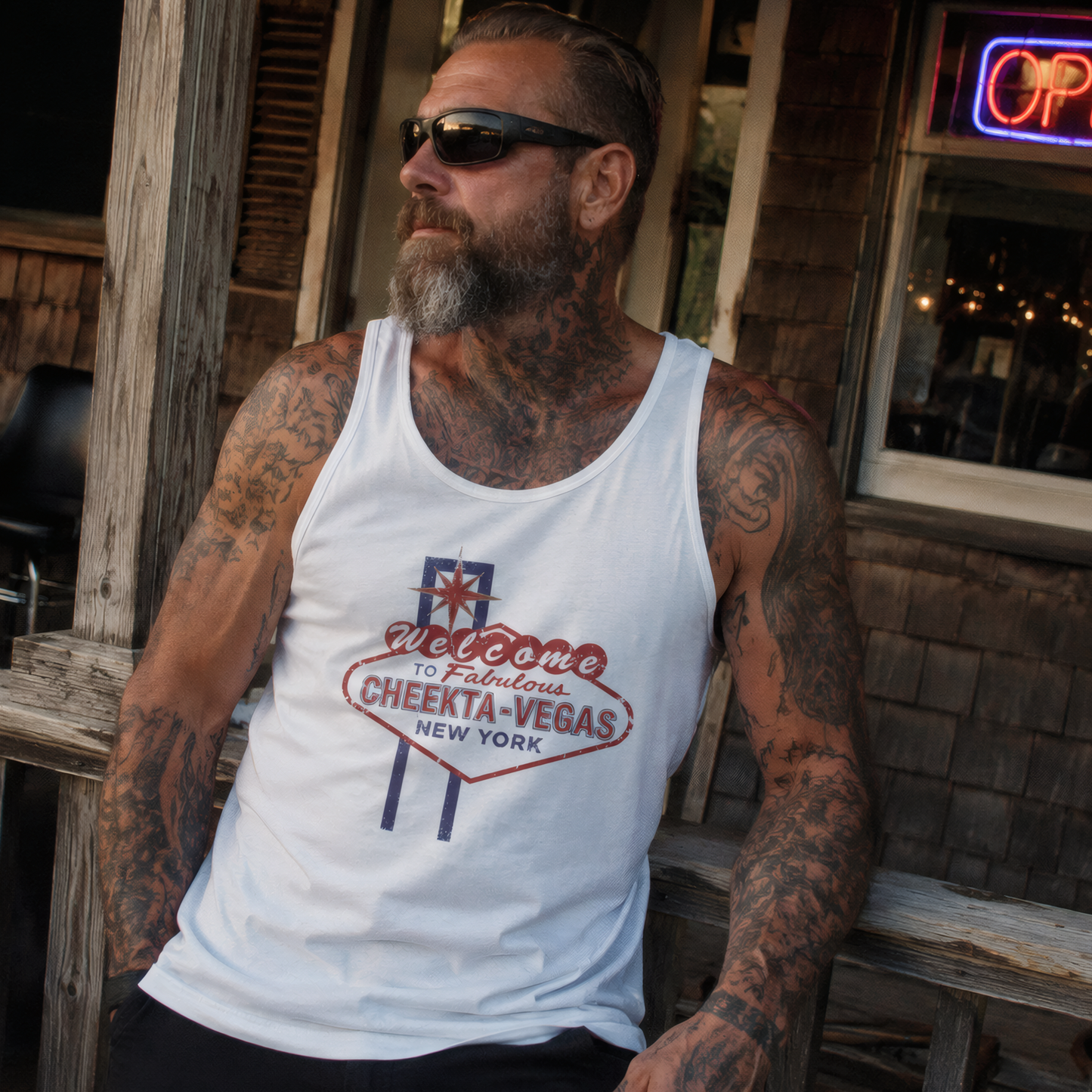 716 Supply Co. | Welcome to Fabulous Cheekta-Vegas Jersey Tank