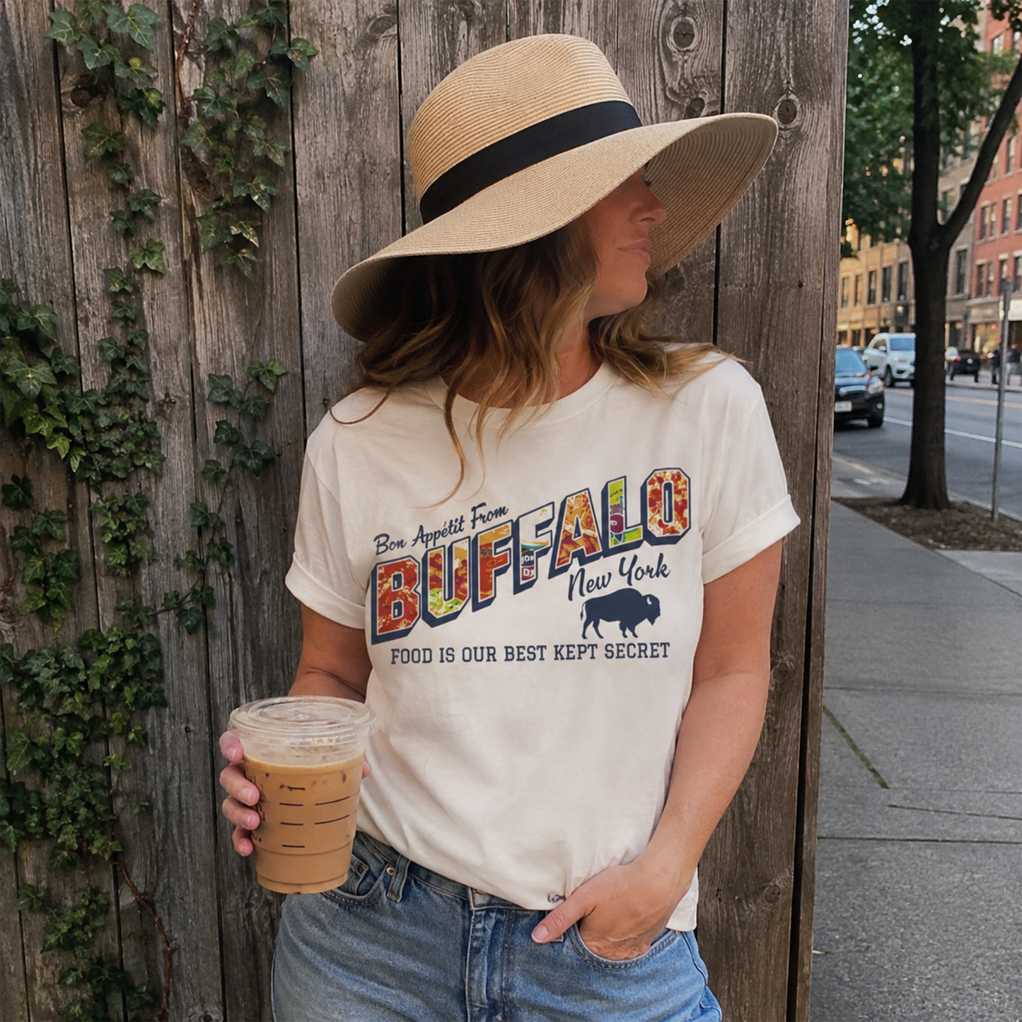 716 Supply Co. | Bon Appetite Buffalo Food Postcard Tee