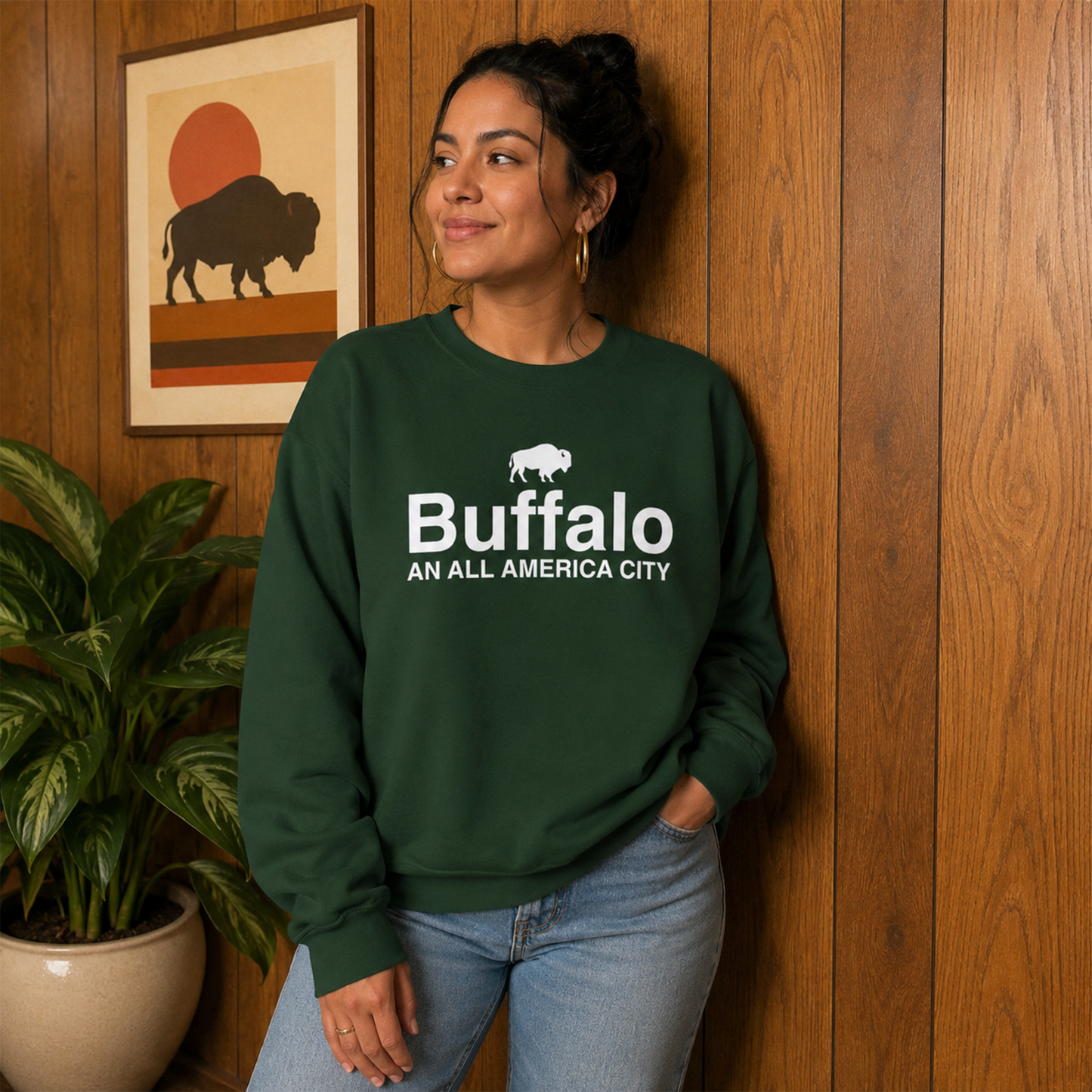 716 Supply Co. | Buffalo An All America City Crewneck Sweatshirt