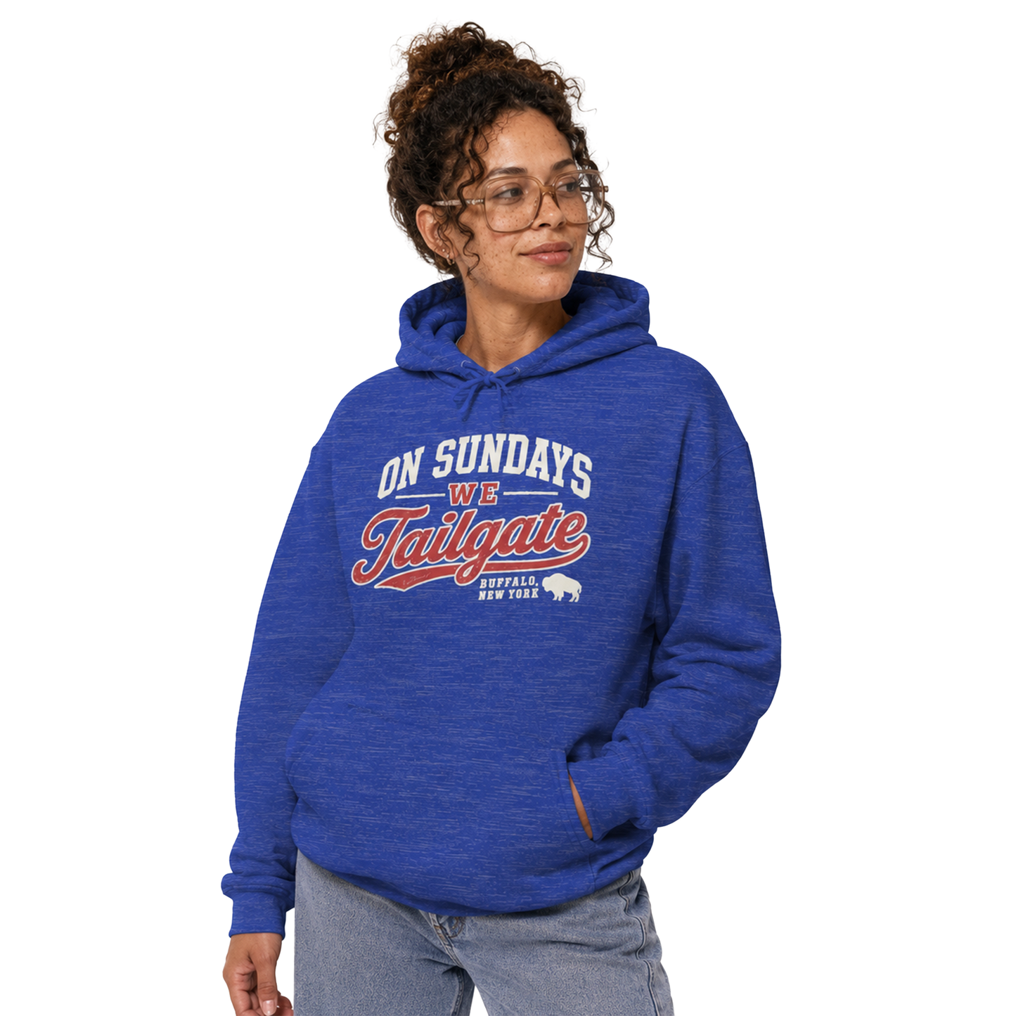 716 Supply Co | On Sundays We Tailgate Game Day Hoodie