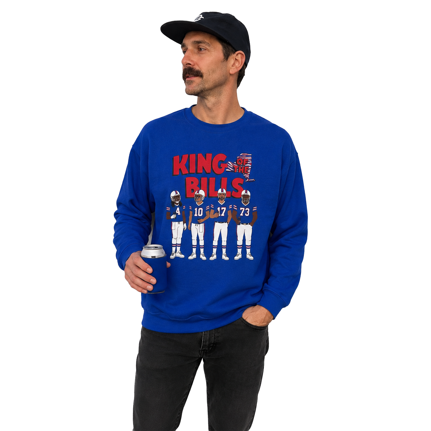 716 Supply Co. | King of The Bills Game Day Crewneck Sweatshirt