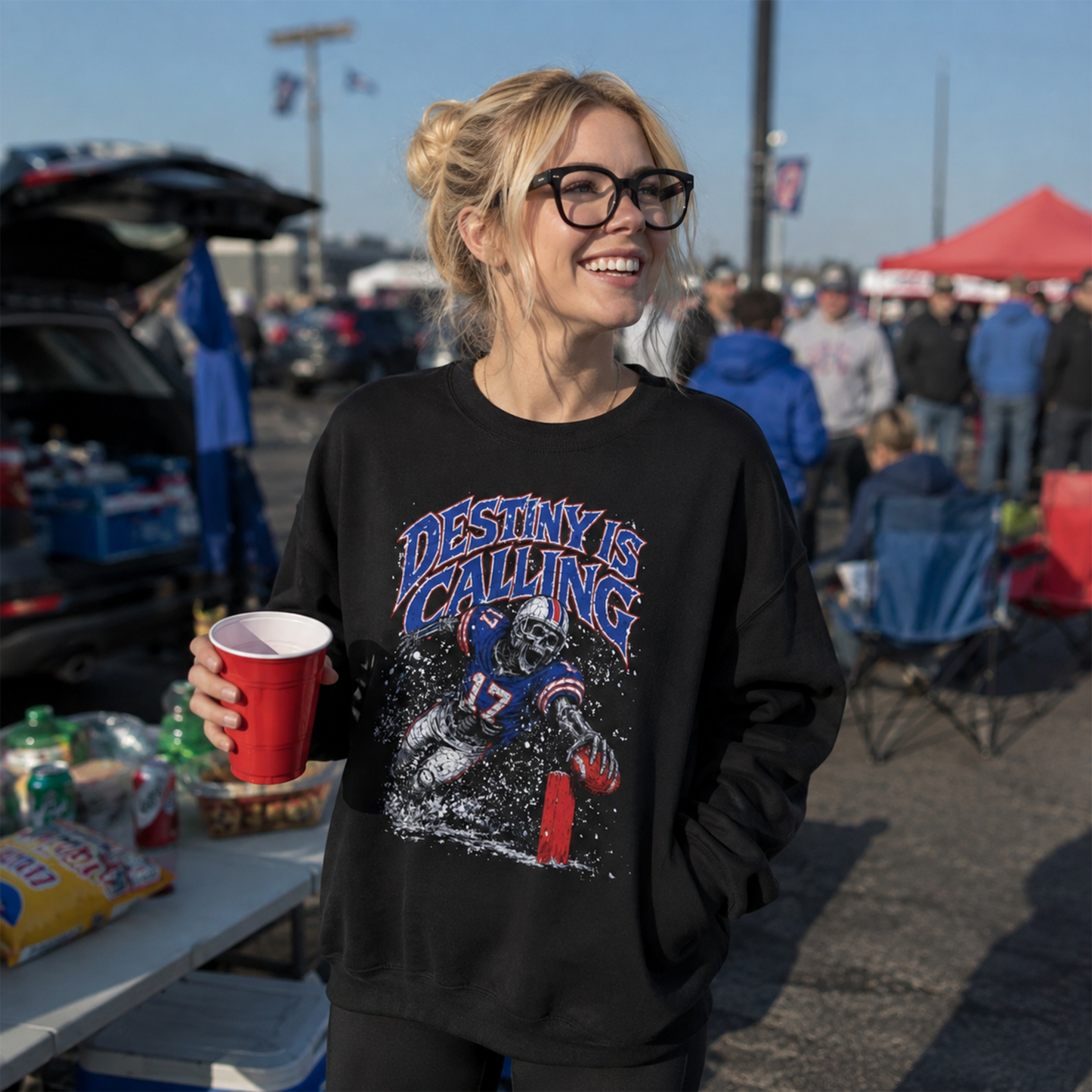 716 Supply Co. | Destiny Is Calling Game Day Fan Crewneck Sweatshirt