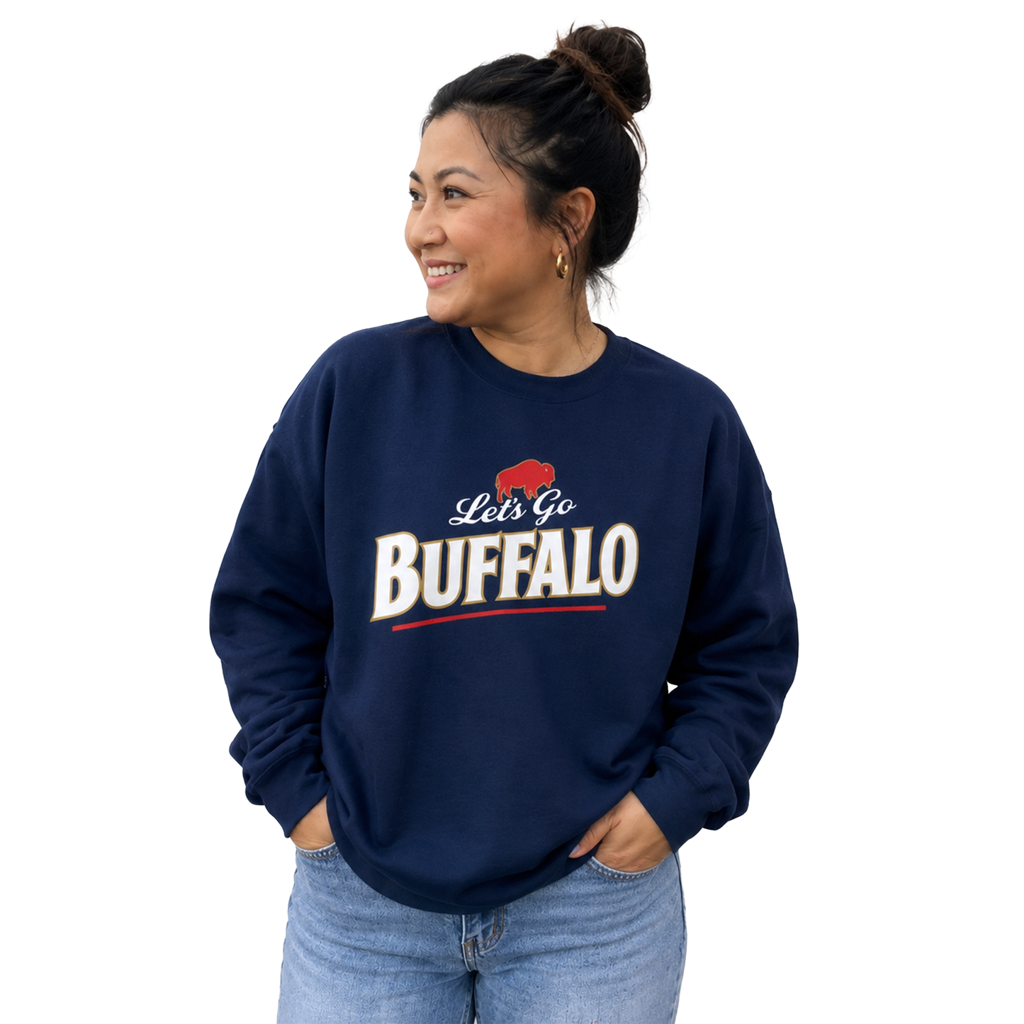716 Supply Co. | Let's Go Buffalo Game Day Crewneck Sweatshirt
