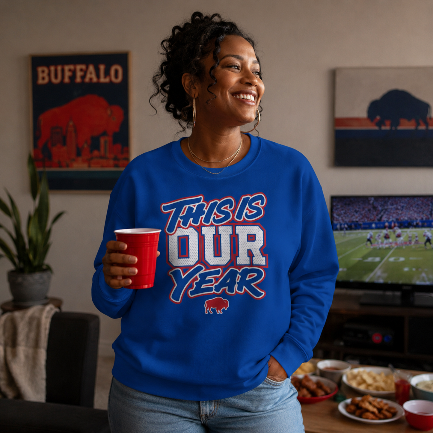 716 Supply Co. | This Is Our Year Game Day Fan Crewneck Sweatshirt