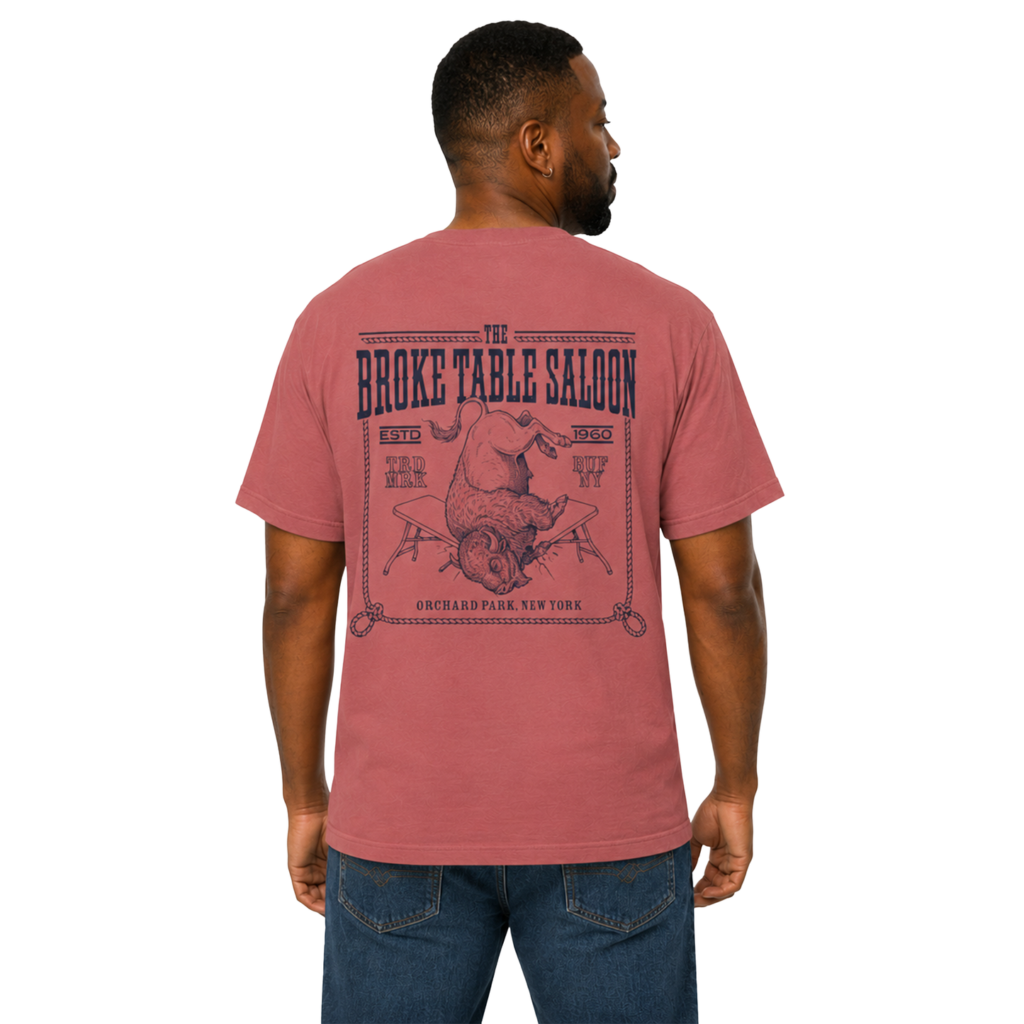 716 Supply Co. | The Broke Table Saloon 2 Sided Game Day Fan Tee