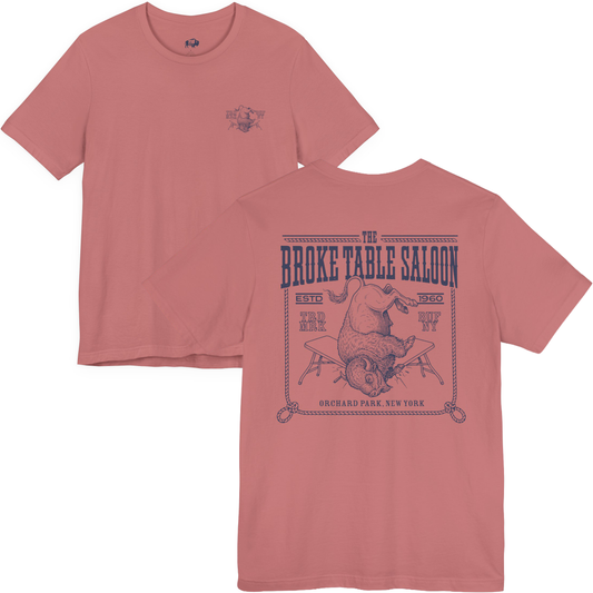 716 Supply Co. | The Broke Table Saloon 2 Sided Game Day Fan Tee