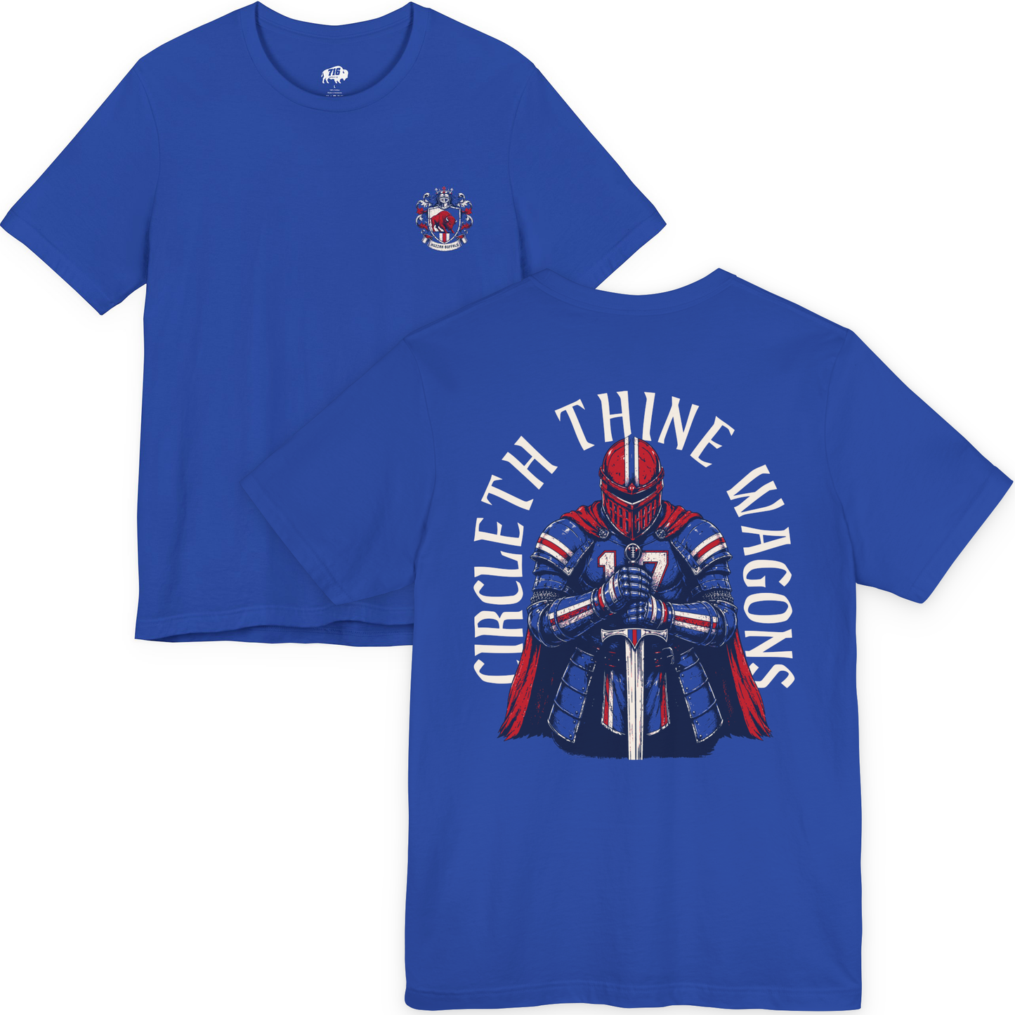 716 Supply Co. | Circleth Thine Wagons Buffalo Fan Tee