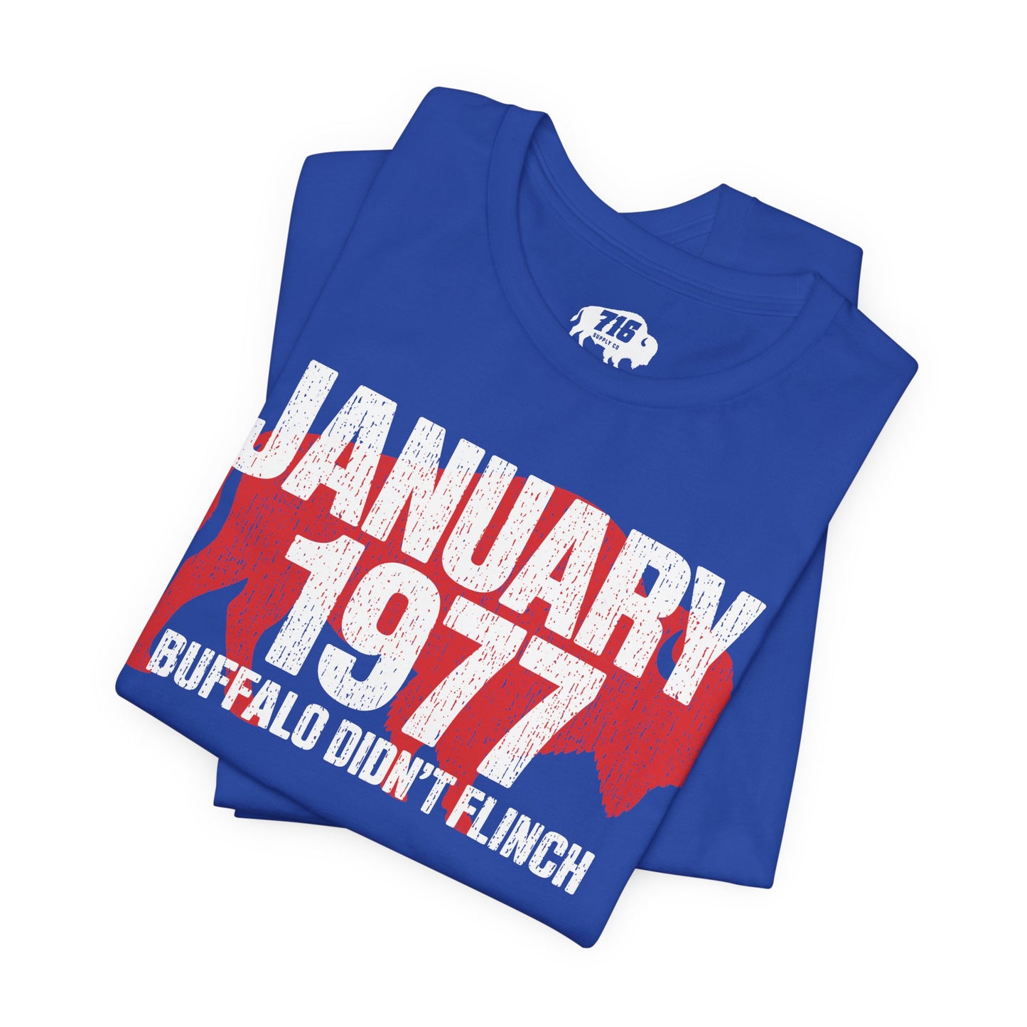 716 Supply Co. | January 1977 Buffalo Didn't Flinch Tee