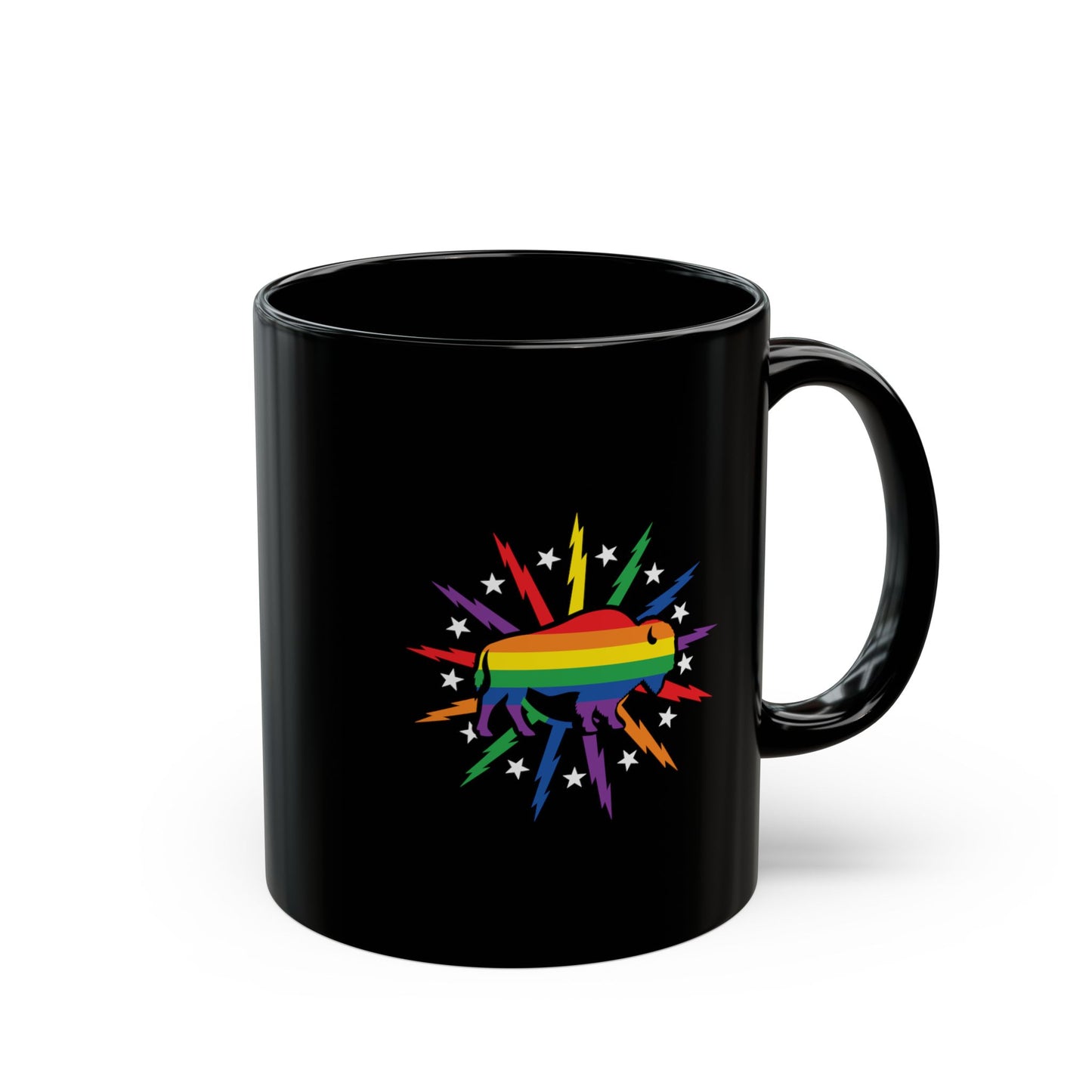 716 Supply Co. | Buffalo Pride Starburst 11oz Black Mug
