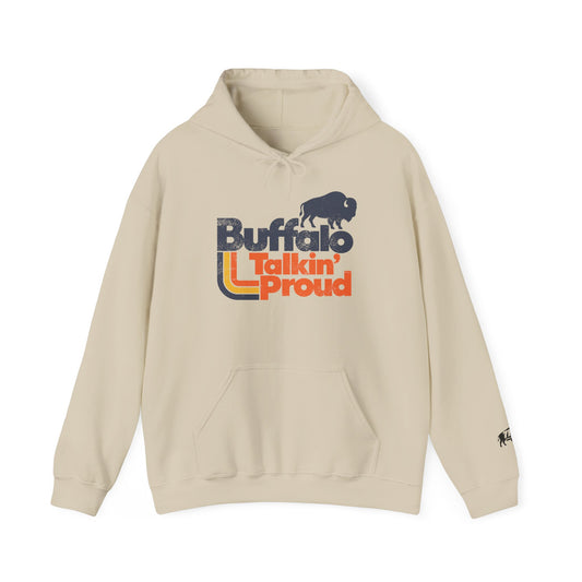716 Supply Co. | Buffalo Talkin' Proud Retro 70's Hoodie