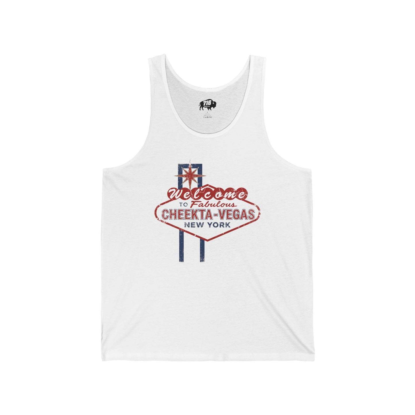 716 Supply Co. | Welcome to Fabulous Cheekta-Vegas Jersey Tank