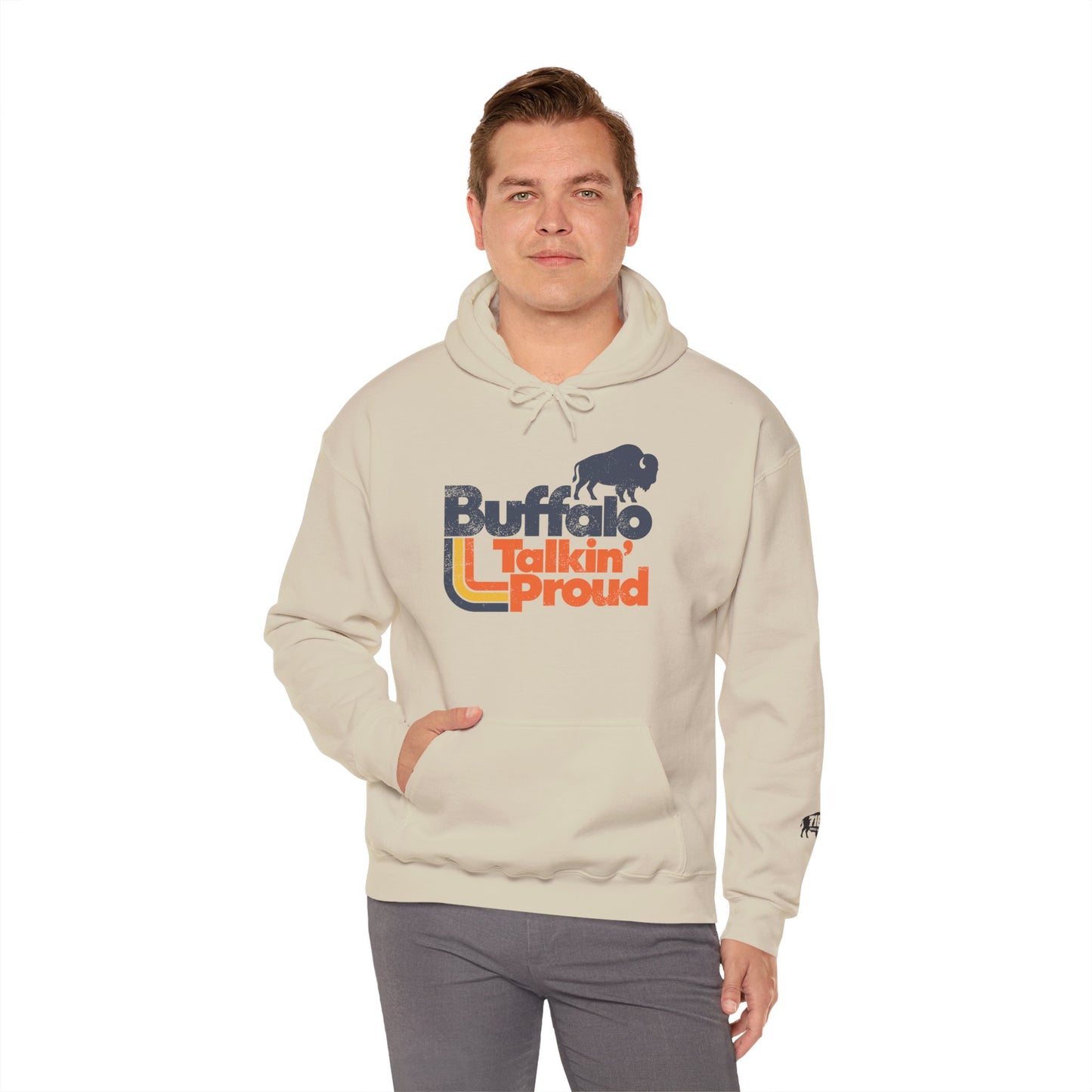716 Supply Co. | Buffalo Talkin' Proud Retro 70's Hoodie